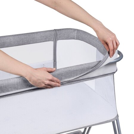 Patut Co-Sleeper 2 in 1 Luna, Grey Concrete, Lionelo 635835