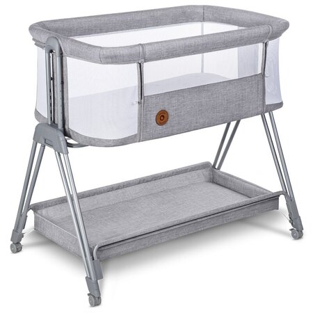 Patut Co-Sleeper 2 in 1 Luna, Grey Concrete, Lionelo 635833