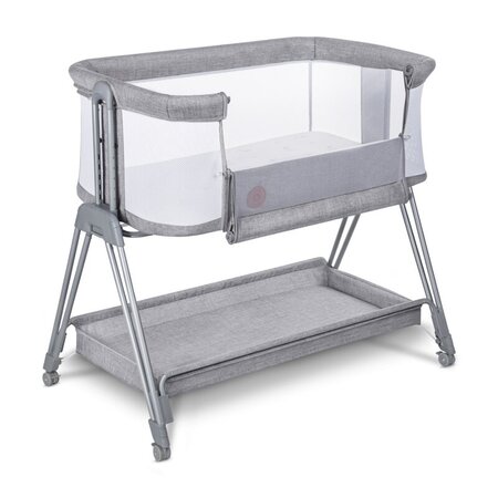 Patut Co-Sleeper 2 in 1 Luna, Grey Concrete, Lionelo 635834