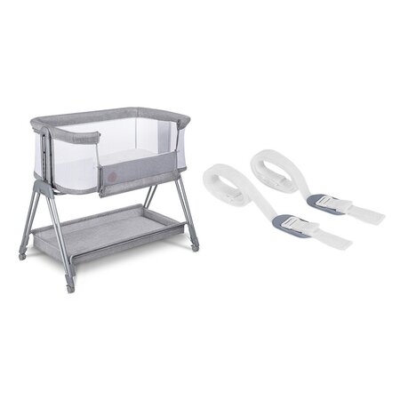 Patut Co-Sleeper 2 in 1 Luna, Grey Concrete, Lionelo 635822