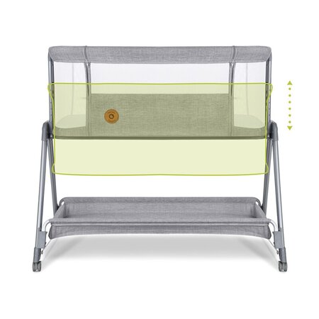 Patut Co-Sleeper 2 in 1 Luna, Grey Concrete, Lionelo 635830