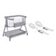 Patut Co-Sleeper 2 in 1 Luna, Grey Concrete, Lionelo 635822