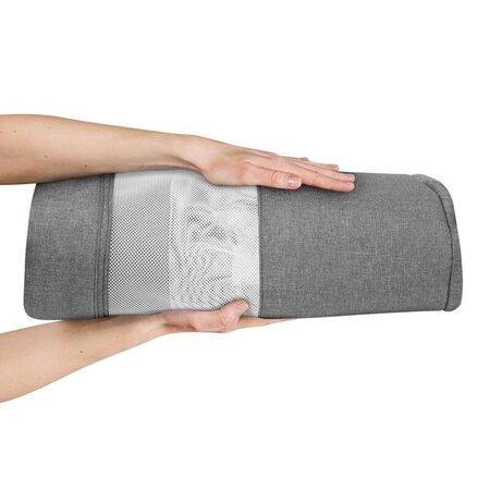 Patut Co-Sleeper cu sistem de leganare Leonie Plus, Grey Stone, Lionelo 635868