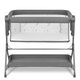 Patut Co-Sleeper cu sistem de leganare Leonie Plus, Grey Stone, Lionelo 635878