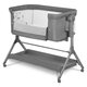 Patut Co-Sleeper cu sistem de leganare Leonie Plus, Grey Stone, Lionelo 635874