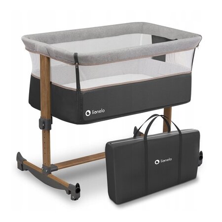 Patut Co-Sleeper cu sistem de leganare Leonie, Gery Stone, Lionelo 635891