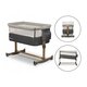 Patut Co-Sleeper cu sistem de leganare Leonie, Gery Stone, Lionelo 635892