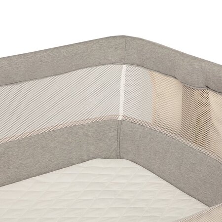 Patut Co-Sleeper cu sistem de leganare Leonie, Beige Sand, Lionelo 635941