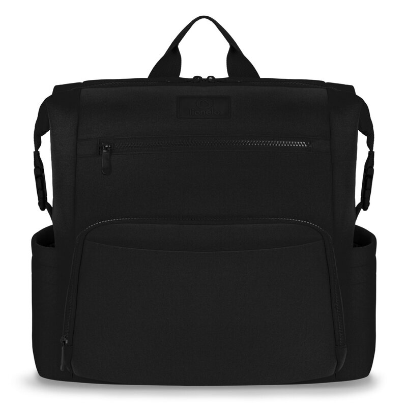 Rucsac impermeabil pentru mamici Cube, Black, Lionelo