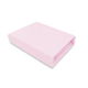 Cearceaf din jerseu cu elastic pentru landou, carucior si cosulet, Pink, 80x35 cm, MimiNu 636009