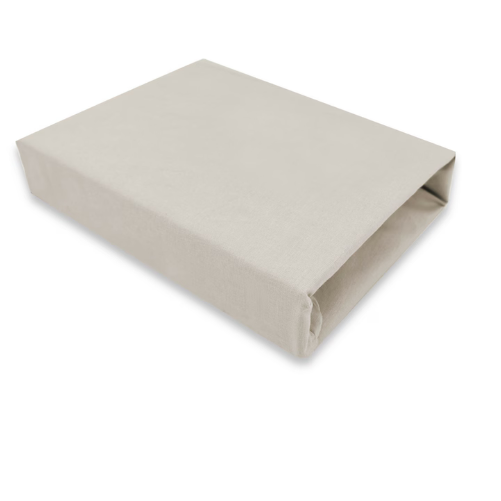 Cearceaf cu elastic pentru landou, carucior si cosulet Royal, Beige, 80x35 cm, MimiNu