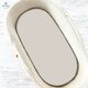 Cearceaf cu elastic pentru landou, carucior si cosulet Royal, Beige, 80x35 cm, MimiNu 636033