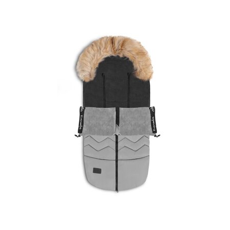 Sac de iarna universal pentru carucior Frode, Grey Dove, Lionelo 636055