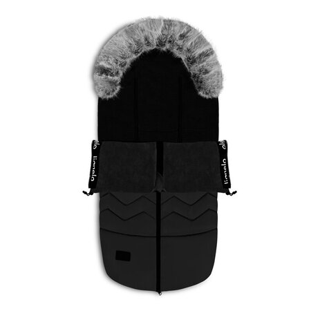 Sac de iarna universal pentru carucior Frode, Black Carbon, Lionelo 636062