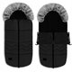 Sac de iarna universal pentru carucior Frode, Black Carbon, Lionelo 636072