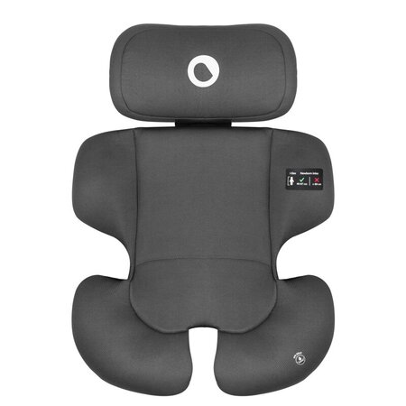 Scaun auto rotativ Bastiaan I-Size, 40 - 150 cm, Black Grey, Lionelo 636127