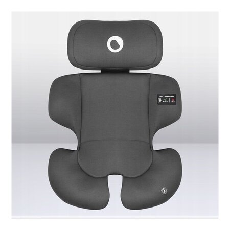 Scaun auto rotativ Bastiaan I-Size, 40 - 150 cm, Black Grey, Lionelo 636135