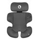 Scaun auto rotativ Bastiaan I-Size, 40 - 150 cm, Black Grey, Lionelo 636127