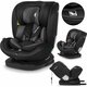 Scaun auto rotativ Bastiaan I-Size, 40 - 150 cm, Black Grey, Lionelo 636140