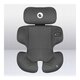 Scaun auto rotativ Bastiaan I-Size, 40 - 150 cm, Black Grey, Lionelo 636135