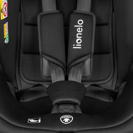 Scaun auto rotativ Bastiaan I-Size, 40 - 150 cm, Black Carbon, Lionelo 636166