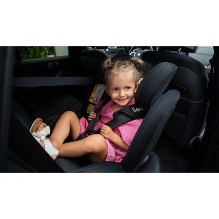 Scaun auto rotativ Bastiaan I-Size, 40 - 150 cm, Black Carbon, Lionelo 636177