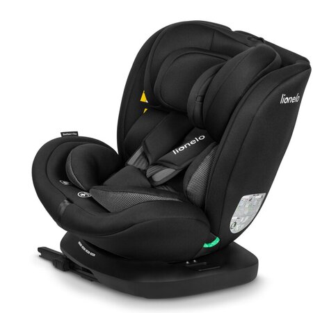 Scaun auto rotativ Bastiaan I-Size, 40 - 150 cm, Black Carbon, Lionelo 636156