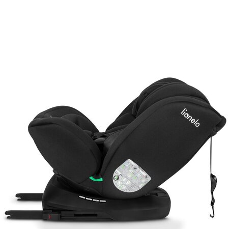 Scaun auto rotativ Bastiaan I-Size, 40 - 150 cm, Black Carbon, Lionelo 636163