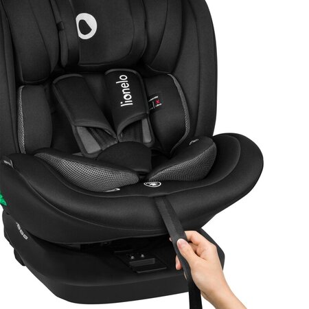Scaun auto rotativ Bastiaan I-Size, 40 - 150 cm, Black Carbon, Lionelo 636151