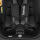 Scaun auto rotativ Bastiaan I-Size, 40 - 150 cm, Black Carbon, Lionelo 636166