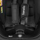 Scaun auto rotativ Bastiaan I-Size, 40 - 150 cm, Black Carbon, Lionelo 636147
