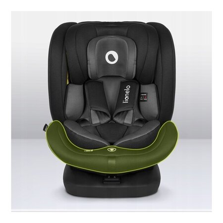 Scaun auto rotativ Bastiaan I-Size, 40 - 150 cm, Black Red, Lionelo 636202