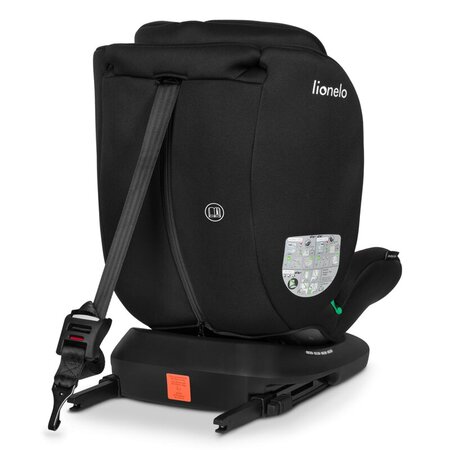 Scaun auto rotativ Bastiaan I-Size, 40 - 150 cm, Black Red, Lionelo 636181