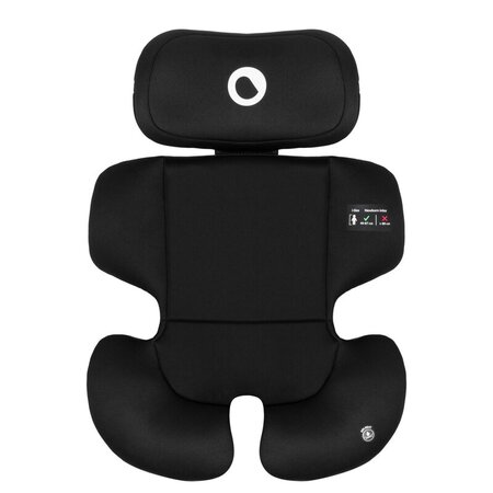 Scaun auto rotativ Bastiaan I-Size, 40 - 150 cm, Black Red, Lionelo 636191