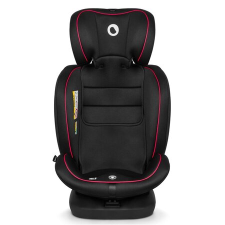 Scaun auto rotativ Bastiaan I-Size, 40 - 150 cm, Black Red, Lionelo 636190