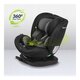 Scaun auto rotativ Bastiaan I-Size, 40 - 150 cm, Black Red, Lionelo 636199