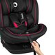 Scaun auto rotativ Bastiaan I-Size, 40 - 150 cm, Black Red, Lionelo 636193