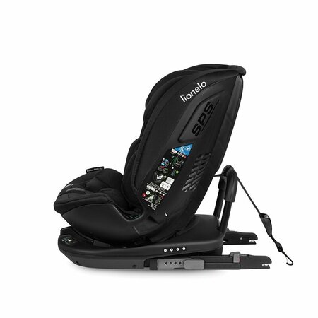 Scaun auto rotativ Bastiaan I-Size RWF, 40 - 150 cm, Black Carbon, Lionelo 636314