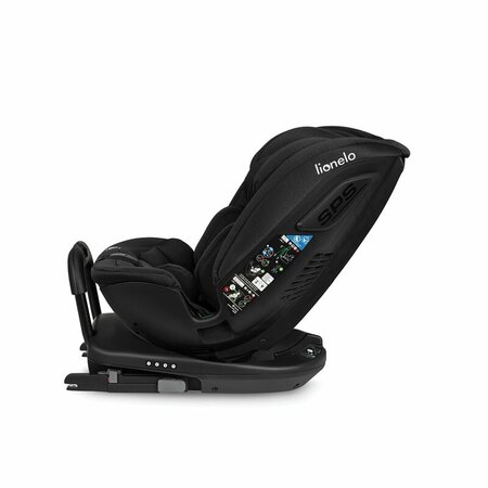 Scaun auto rotativ Bastiaan I-Size RWF, 40 - 150 cm, Black Carbon, Lionelo 636323