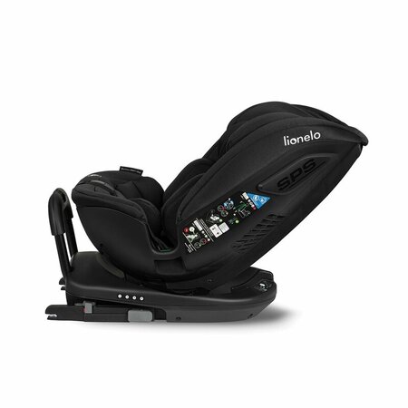 Scaun auto rotativ Bastiaan I-Size RWF, 40 - 150 cm, Black Carbon, Lionelo 636319