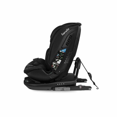 Scaun auto rotativ Bastiaan I-Size RWF, 40 - 150 cm, Black Carbon, Lionelo 636313