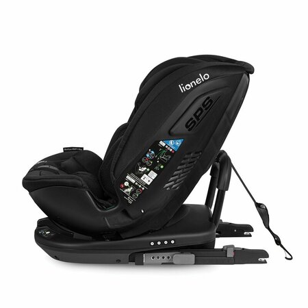 Scaun auto rotativ Bastiaan I-Size RWF, 40 - 150 cm, Black Carbon, Lionelo 636316