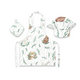 Set micutul bucatar cu sort boneta si accesoriu pentru vase calde, + 3 ani, Lulu Natural, Miminu 636352