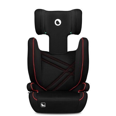 Scaun auto I-Size Hugo, 100 - 150 cm, Black Red, Lionelo 636410