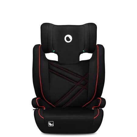 Scaun auto I-Size Hugo, 100 - 150 cm, Black Red, Lionelo 636411