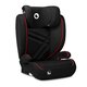 Scaun auto I-Size Hugo, 100 - 150 cm, Black Red, Lionelo 636408