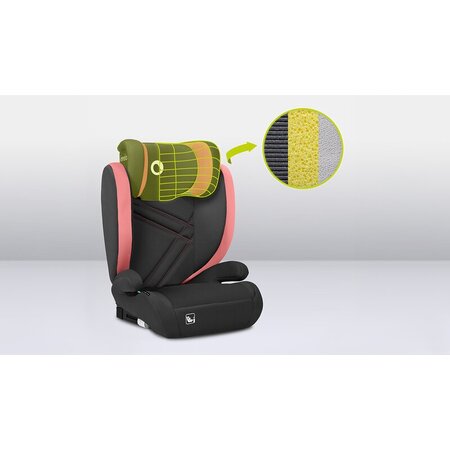 Scaun auto I-Size Hugo, 100 - 150 cm, Pink Baby, Lionelo 636436