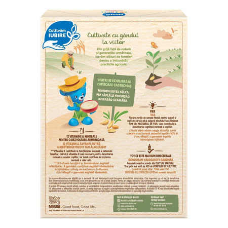 Cereale cu capsuni, +12 luni, 200 gr, Nestle Junior 636446