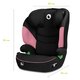 Scaun auto I-Size Lars, 100 - 150 cm, Pink Baby, Lionelo 636485