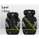 Scaun auto Levi One I-Size, 76 - 150 cm, Black Grey, Lionelo 636541